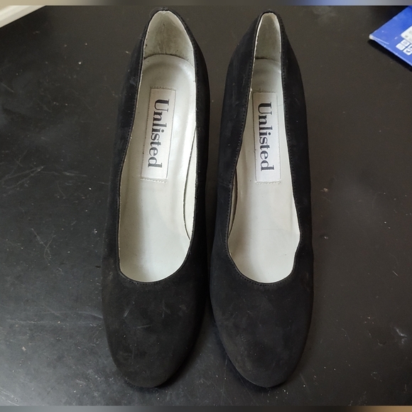 Unlisted black suede heels - Picture 2 of 7